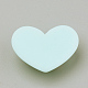 樹脂カボション  単語「love」付けのハート  バレンタインデーのジュエリー作り  ミックスカラー  16.5x21~22x6.5mm CRES-Q197-38-3
