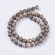 Chapelets de perles maifanite/maifan naturel pierre  G-I187-6mm-01-3