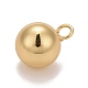 Brass Ball Charms KK-M229-71B-G-2
