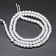 Chapelets de perles en cristal de quartz naturel G-F561-4mm-A-2