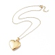 Heart Locket Pendant 304 Stainless Steel Jewelry Sets SJEW-M097-05G-2