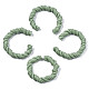 Offener Ring aus Fimo-Twist-Seil CLAY-N010-031-04-1
