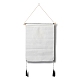 Polyester Woven Net/Web with Feather Pattern Wall Hanging Tapestry AJEW-M216-01C-3