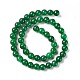 Brin de perles rondes en jade naturel G-E141-03B-3