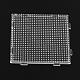 Tavole forate quadrati per mini perle fusibili 3x2.5mm X-DIY-Q009-08-1