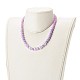 Acrylic Beaded Bracelet & Necklace Set for Kids SJEW-JS01207-01-7