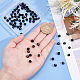 NBEADS 2 Strands about 130 Pcs Natural Obsidian Beads G-NB0003-50-3