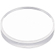 BENECREAT Acrylic Display Base 10x1.5cm Flat Round Acrylic Beveled Display Block Clear Polished Cube Solid Stand for Jewelry Handicraft Display DIY-WH0030-98-1