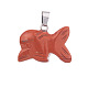 Ciondoli diaspro rosso naturale&nbsp;PW-WG170A9-06-1