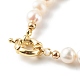 Pulseras redondas de perlas cultivadas naturales de agua dulce BJEW-JB06264-01-3