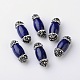 Oval Natural Lapis Lazuli Beads G-O114-03-1