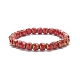 Bracelets extensibles en perles de verre pour femmes BJEW-JB09350-3