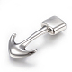304 Stainless Steel Hook Clasps STAS-I091-06P-1