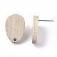Accessoires de boucles d'oreilles en bois de cèdre MAK-N033-003-4