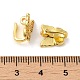 Rack Plating Brass Butterfly Earring Hooks KK-F866-05-4