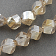 Electroplate Glass Beads Strands EGLA-R031-4mm-02-1