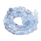 Chapelets de perles en aigue-marine naturelle G-S363-066-2