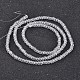 Chapelets de perles en verre électroplaqué EGLA-P018-2mm-01-2