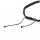 Bracelets de perles de nylon tressés réglables BJEW-JB06172-4