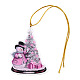 Décoration pendentif arbre de Noël en acrylique HJEW-Q010-01E-1
