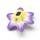 Ручной полимерные глины цветок бусины CLAY-Q221-12-3