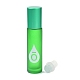 ガラス色のエッセンシャルオイルの空の香水瓶  ppプラスチックキャップとローラーボール付き  コラム  艶消し  グリーン  2x8.5cm  容量：10ml（0.34fl.oz） MRMJ-K013-03D-1