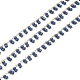 3.28 pie de cadenas de cuentas de vidrio hechas a mano X-CHC-I006-16I-3