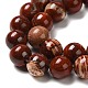 Brins de perles de jaspe en peau de serpent rouge naturel G-H298-A02-03-4