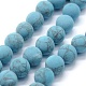 Chapelets de perles en turquoise synthétique G-P387-01-8mm-1