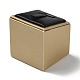 Wood Coverd with PU Leather Ring Display Pedestals ODIS-C010-02-3