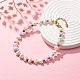 ABS Plastic Pearl & Acrylic Beaded Bracelets & Anklets & Necklaces SJEW-JS01238-6