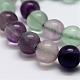 Arco iris natural de fluorita hebras de perlas G-P255-01-10mm-3