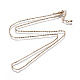 Long-Lasting Plated Brass  Cable Chain Necklaces NJEW-K112-06G-NF-2