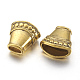 Style tibétain perles cônes TIBEB-A124175-AG-FF-2