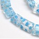 Rectangle Millefiori Glass Beads Strands LK-P024-11-3
