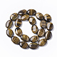Chapelets de perles d'œil de tigre naturel G-S359-003-2
