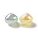 UV Plating Rainbow Iridescent ABS Plastic Glitter Beads KY-G025-07-3