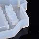 シェーカーモールド  シリコーン流砂型  レジン型  UVレジン用  エポキシ樹脂ジュエリー作り  ミルクボックス形状  ホワイト  68.5x47.5x9.5mm  内径：63.5x44.5mm X-DIY-I026-09-3