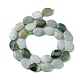 Brins de perles de jadéite du myanmar naturel G-A092-E01-02-3