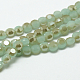 Electroplate Glass Beads Strands EGLA-D019-38-2