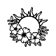 NBEADS Sunflower Metal Flower Art Decor HJEW-WH0067-239-1