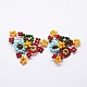 Dyed Gemstone Beads Brooches JEWB-J003-21-1