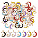 Dicosmétique 70pcs 7 couleurs alliage émail pendentifs ENAM-DC0001-45-1