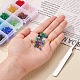 Наборы для изготовления ювелирных браслетов своими руками DIY-YW0003-50-11