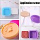 AHANDMAKER 7 Pack Silicone Soap Molds DIY-WH0181-13-7