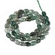 Природный зеленый бисер пряди клубники кварца G-T142-17-2