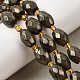 Природного пирита бисер нитей&nbsp;G-Z131-F01-01-1