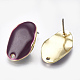 Accessoires de clous d'oreilles en alliage PALLOY-S121-05C-1
