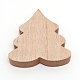 Portacandele in legno naturale DJEW-WH0010-16-2