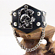 Punk Rock Style Cowhide Leather Skull Bracelets BJEW-O088-12-6